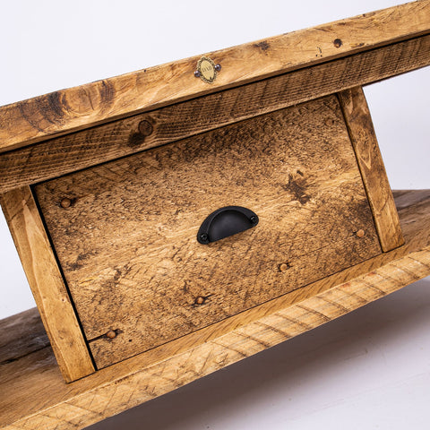 Keswick Coffee Table - Solid wooden coffee table with drawers