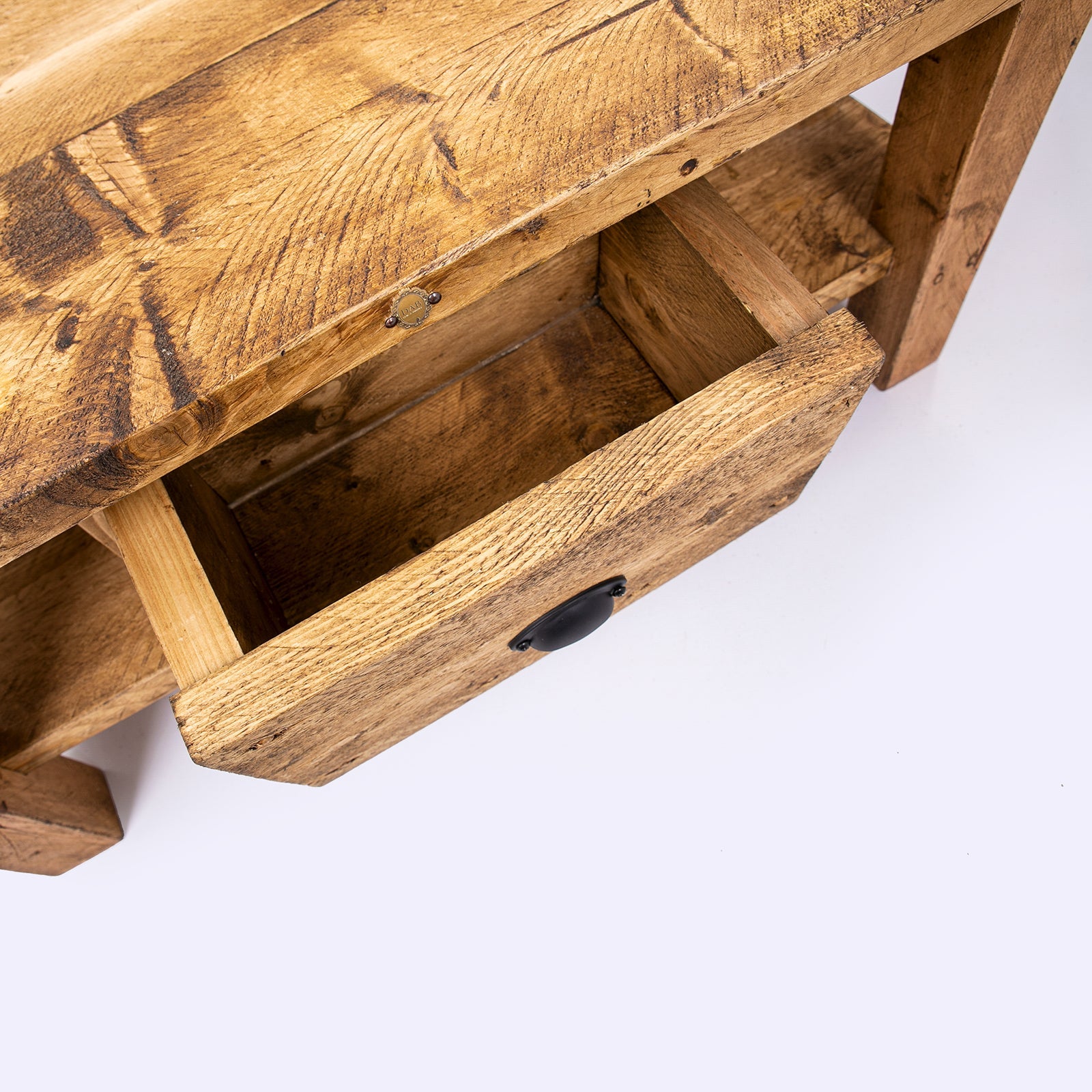 Keswick Coffee Table - Solid wooden coffee table with drawers