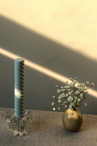 Spiral Taper Candles - pack of 3