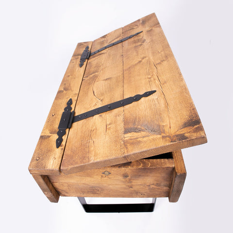 London Side Chest - Stylish Blanket Box with Toy Storage
