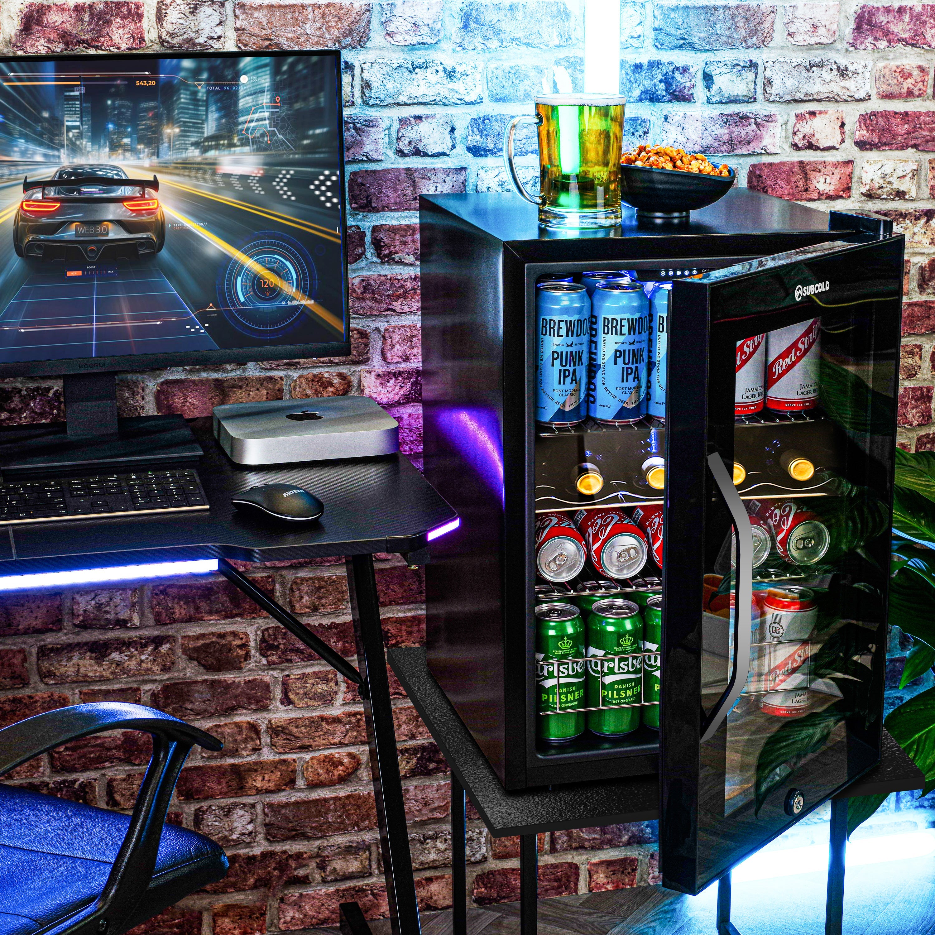 Subcold Ace65 LED Touch Control Beer Fridge