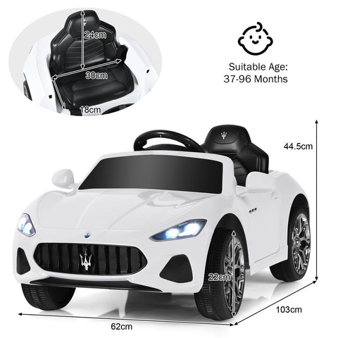 12V Electric Kids Ride On Car for 3+ Years Old Boys Girls-Pink