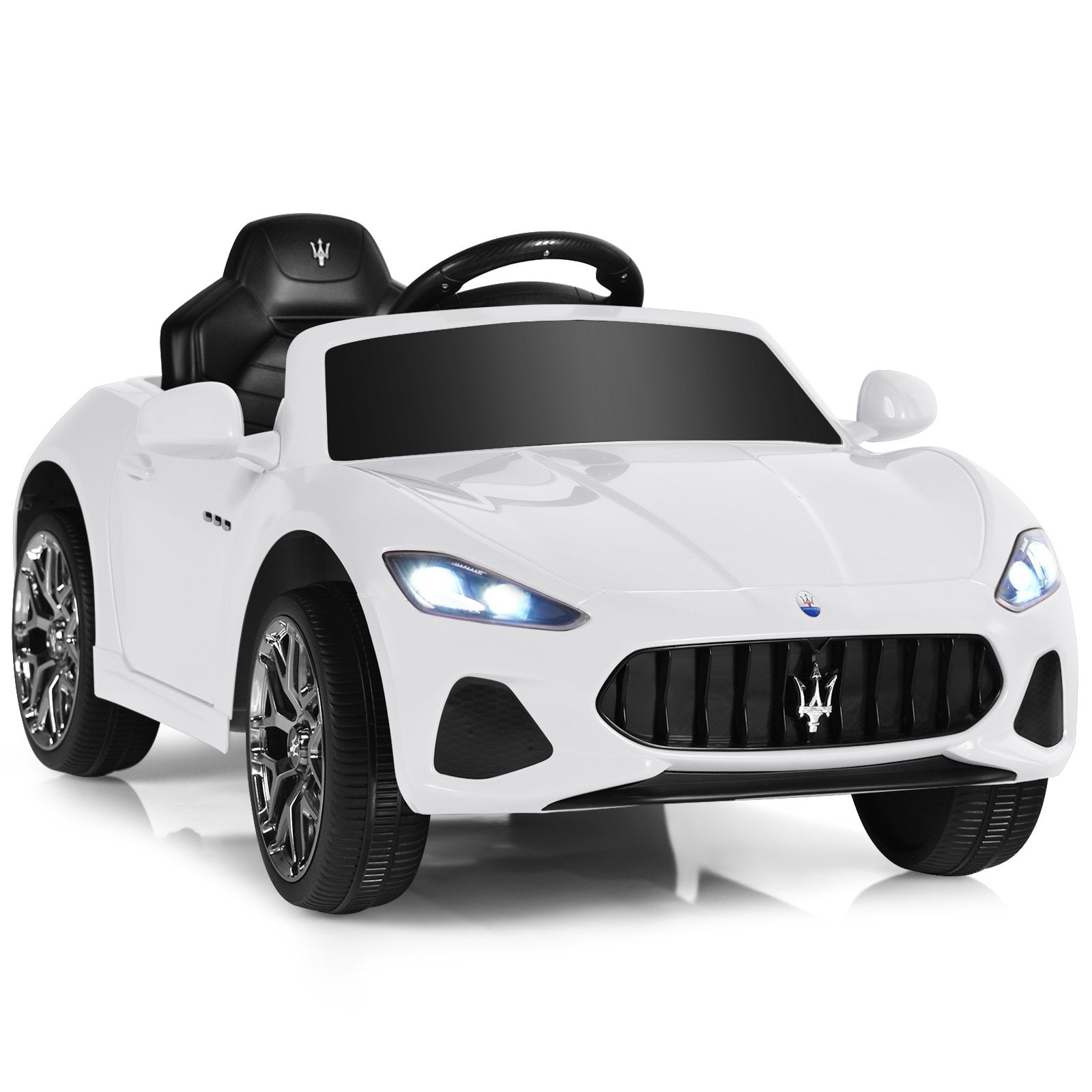 12V Electric Kids Ride On Car for 3+ Years Old Boys Girls-Pink