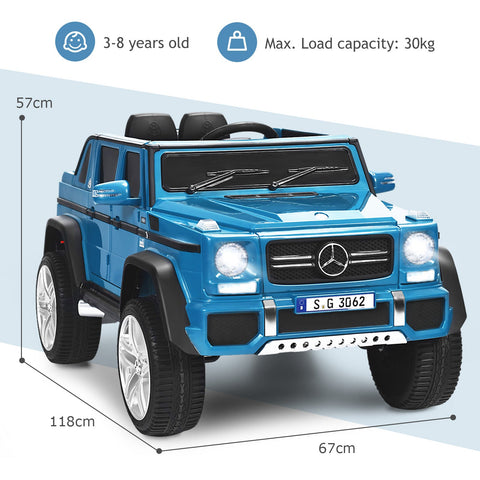 12V Electric Kids Ride On Car with 2 Motors and Remote Control-Black