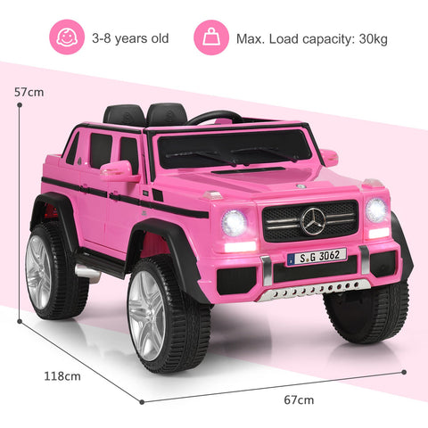 12V Electric Kids Ride On Car with 2 Motors and Remote Control-Black