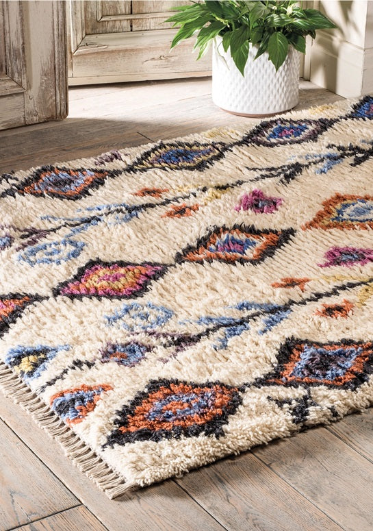 Rania Hand Woven Shag Rug
