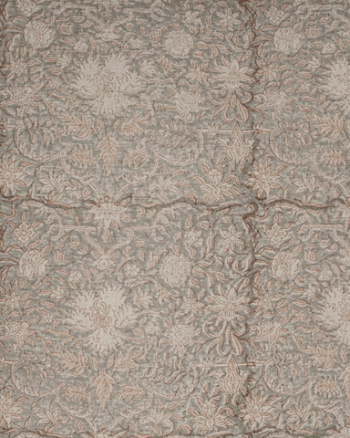 The Lyra Block Print Cushion