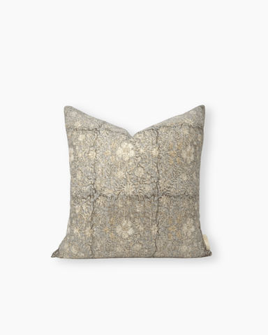 The Lyra Block Print Cushion