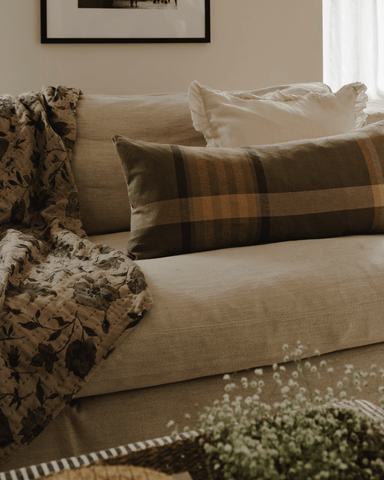 The Moon Garden Kantha Throw