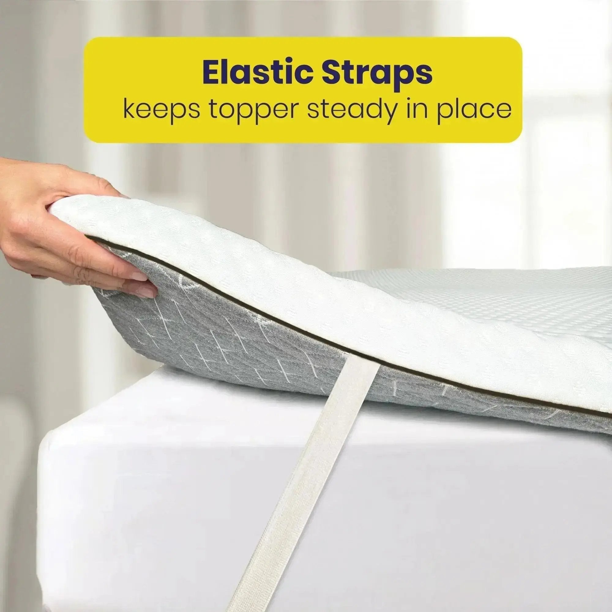 Brightr® Orthopedic Hard Mattress Topper Designed for People with Back Pain
