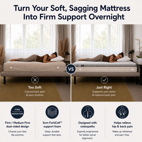 Brightr® Titan 2 in 1 Mattress Topper