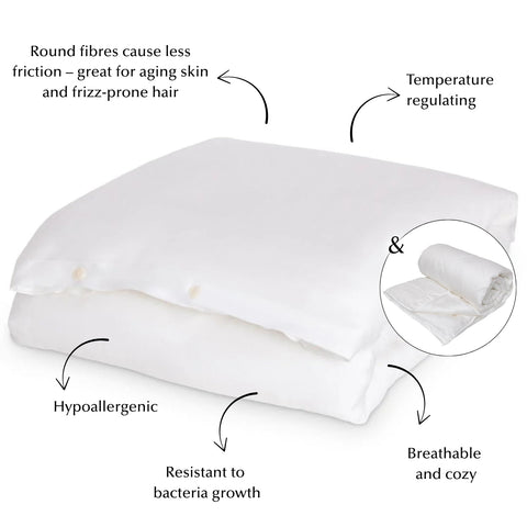 Duvet Upgrade Bundle in White (Eucalyptus & Bamboo)
