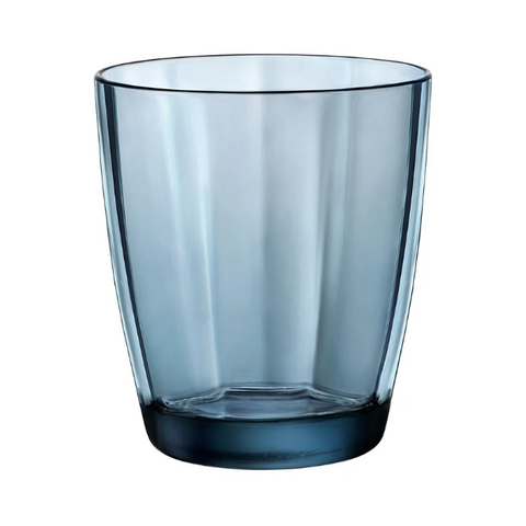 Bormioli Rocco Pulsar Double Old Fashioned Glasses Blue - 390ml - Set of 6