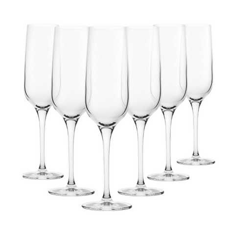 Refine Champagne Flutes - 200ml - Set of 6
