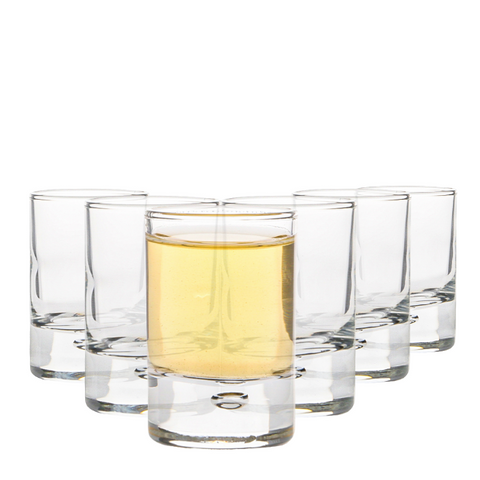 Bormioli Rocco Bubble Based Shot Glass - 65ml - Set of 6