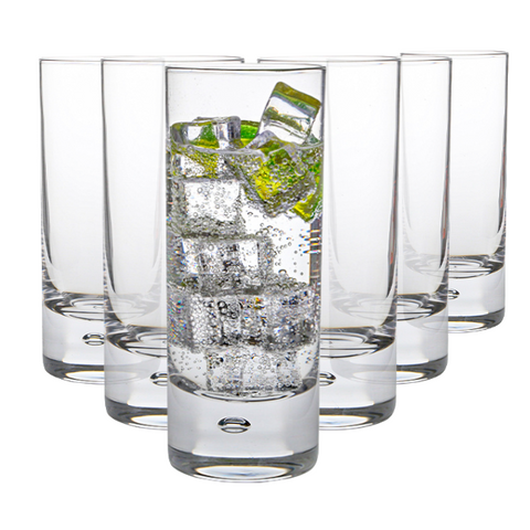 Bubble Based High Ball Glass - 365ml - Set of 6