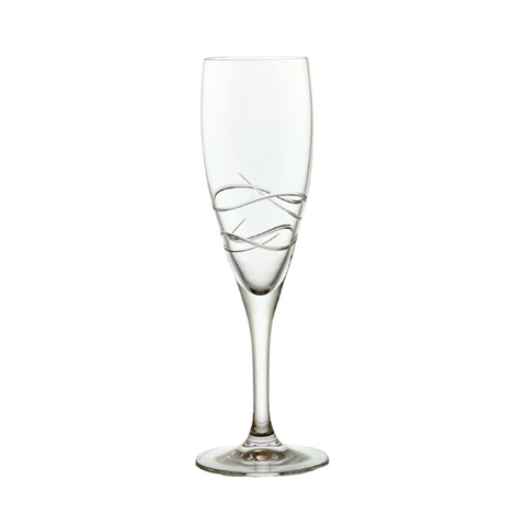 Crystalite Champagne Flutes - 180ml - Set of 6