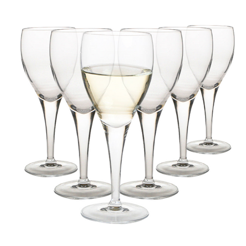 Luigi Bormioli White Wine Glasses - 190ml - Set of 6