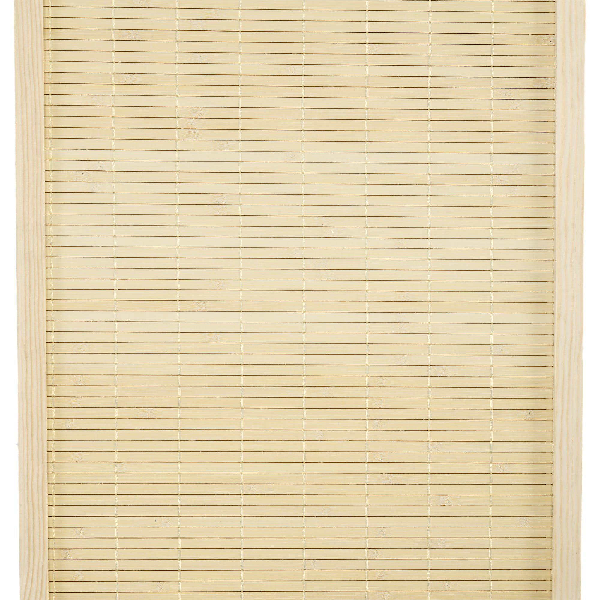 HOMCOM Room Divider, Freestanding Privacy Screen, 4 Panel Folding, 180 x 180cm, Natural