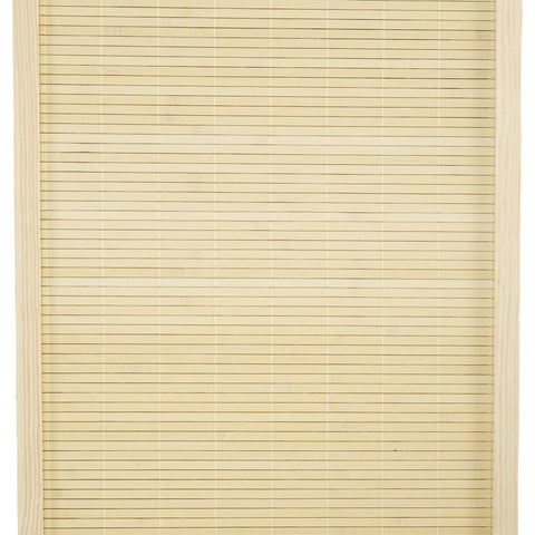 HOMCOM Room Divider, Freestanding Privacy Screen, 4 Panel Folding, 180 x 180cm, Natural