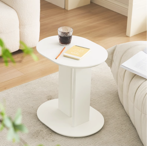 Ebenezer Side Table,  White