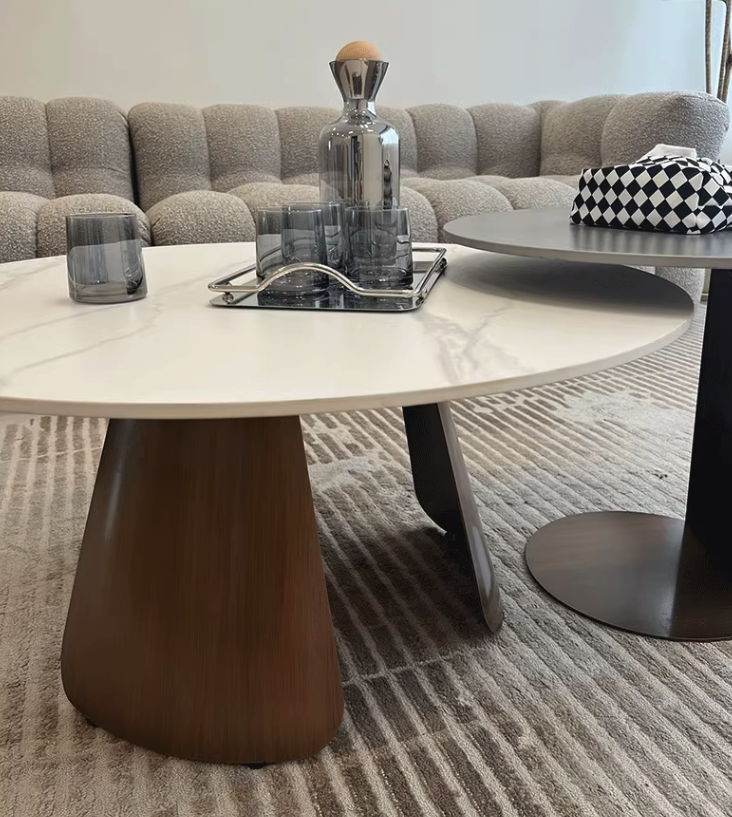 Leonor Nesting Coffee Table With Steel Base