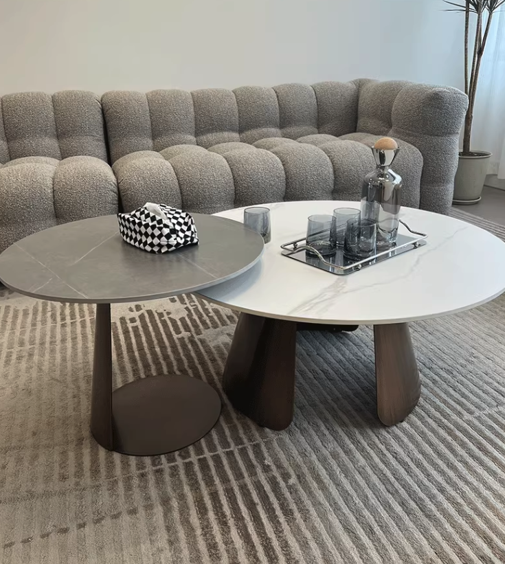 Leonor Nesting Coffee Table With Steel Base