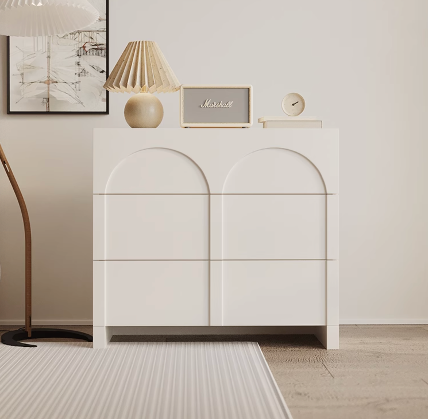 Urban Oasis Cabinet, Cream