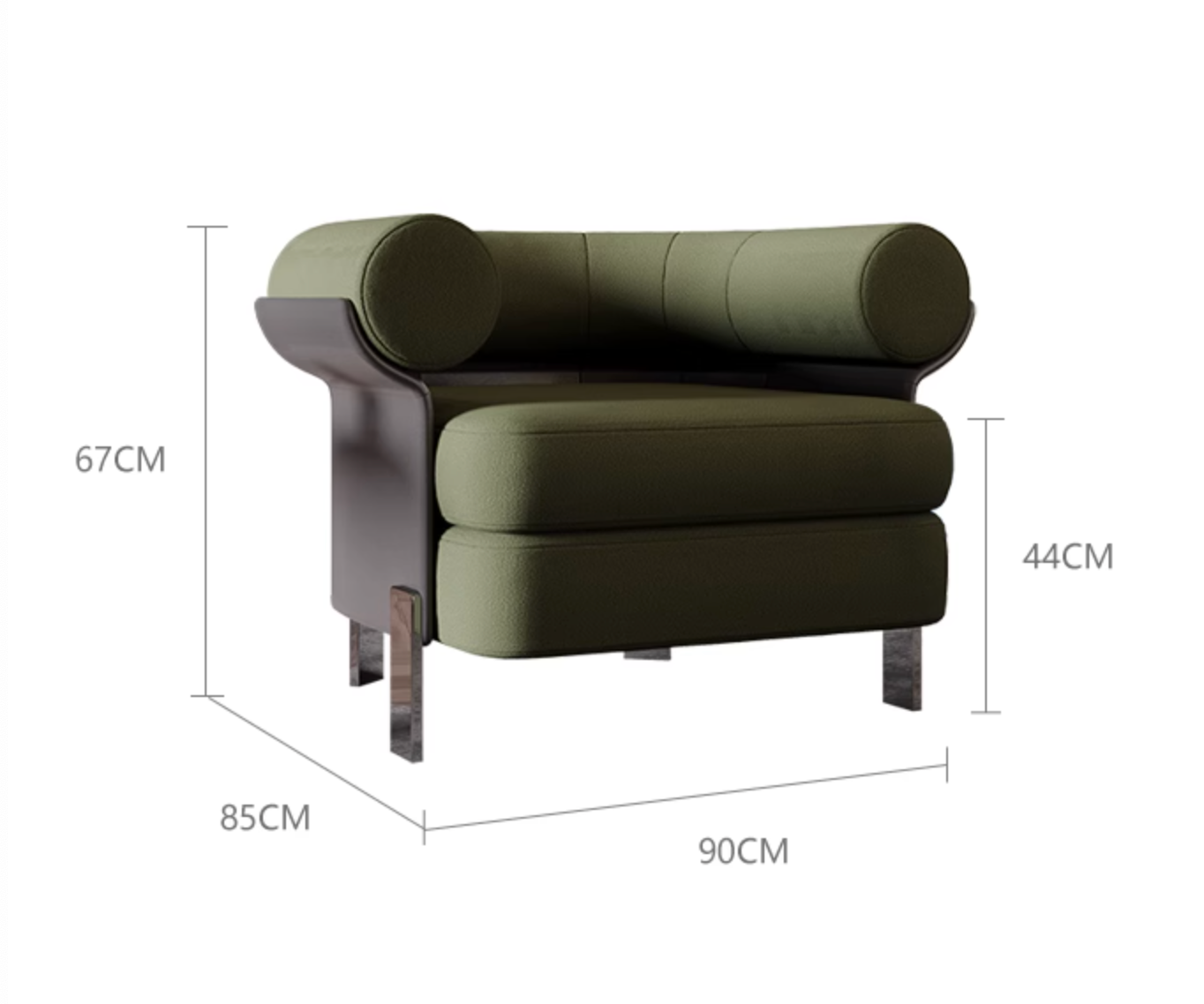 Mason Armchair, Green