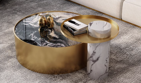 Mason Marble Coffee Table Set