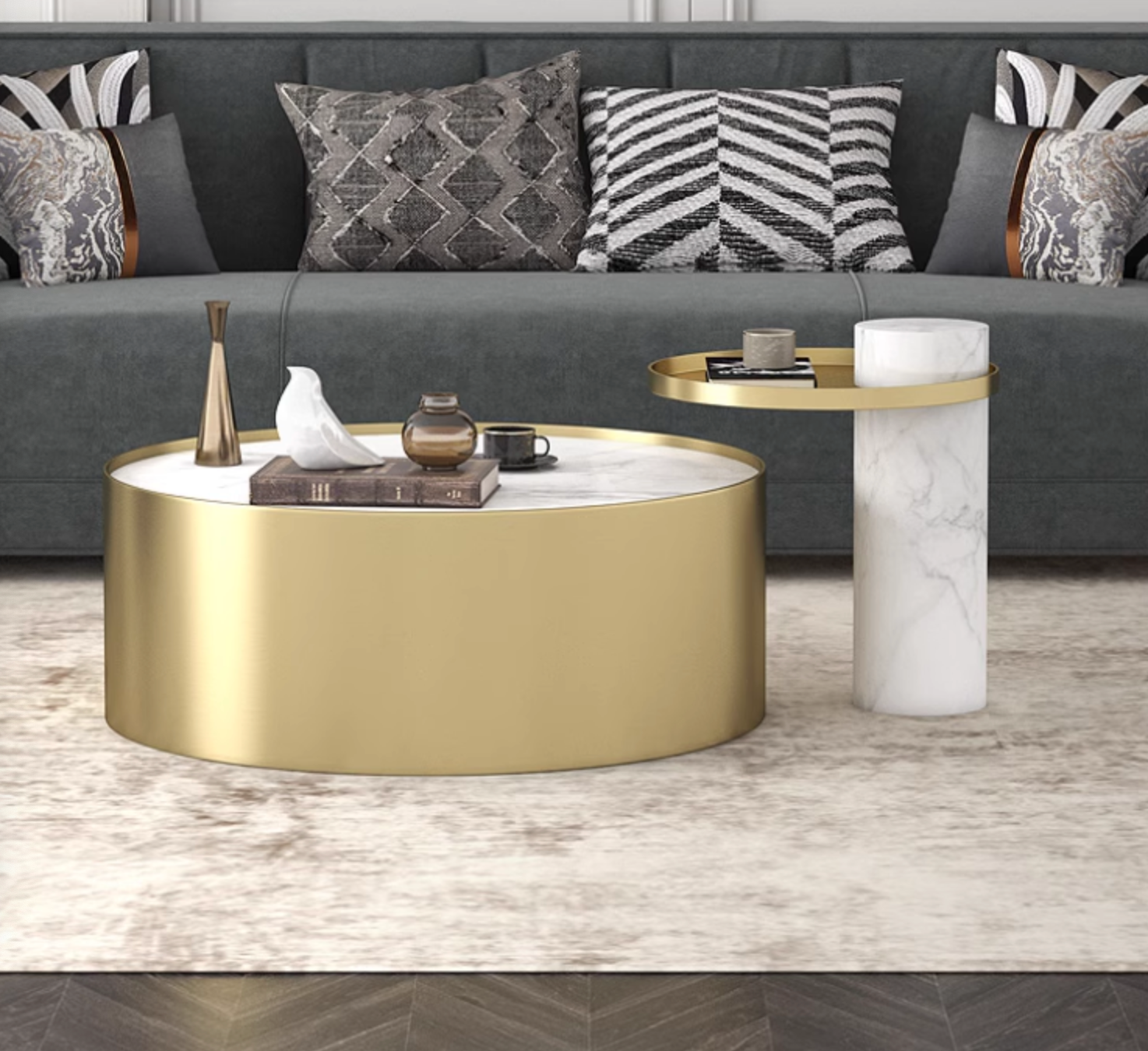 Mason Marble Coffee Table Set