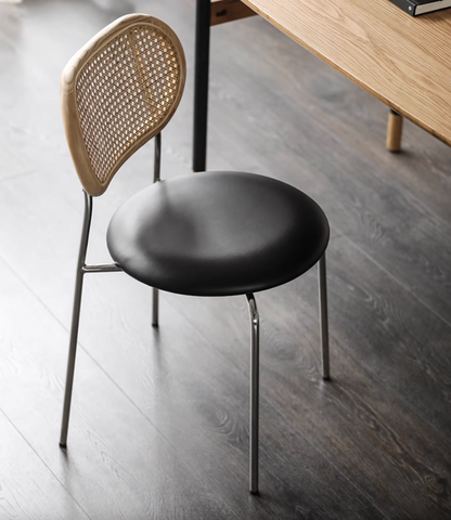 Luna Rattan Dining Chair, Oak｜ DC Concept