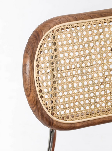Luna Rattan Dining Chair, Oak｜ DC Concept