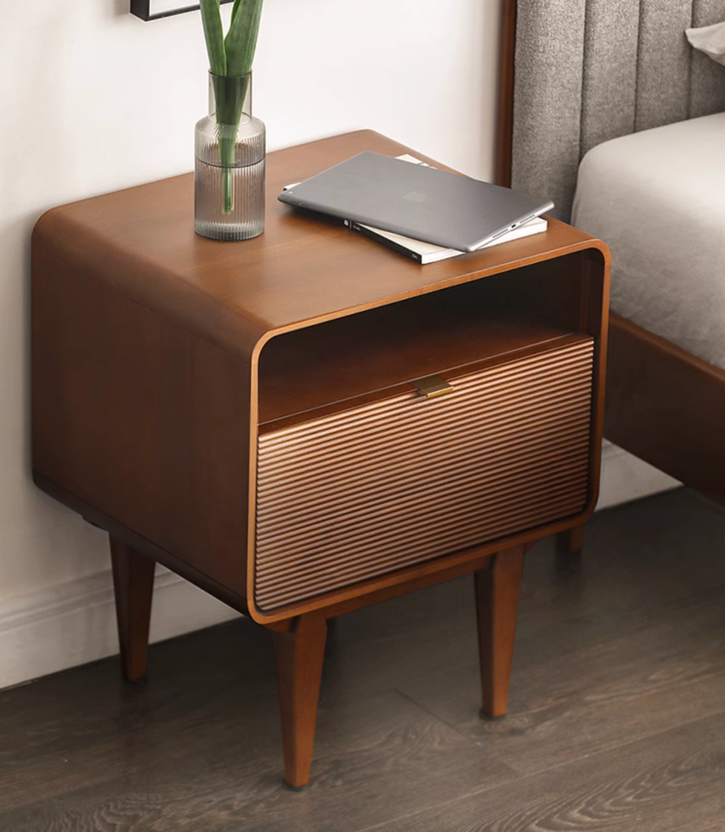 Andre Bedside Table, Wood