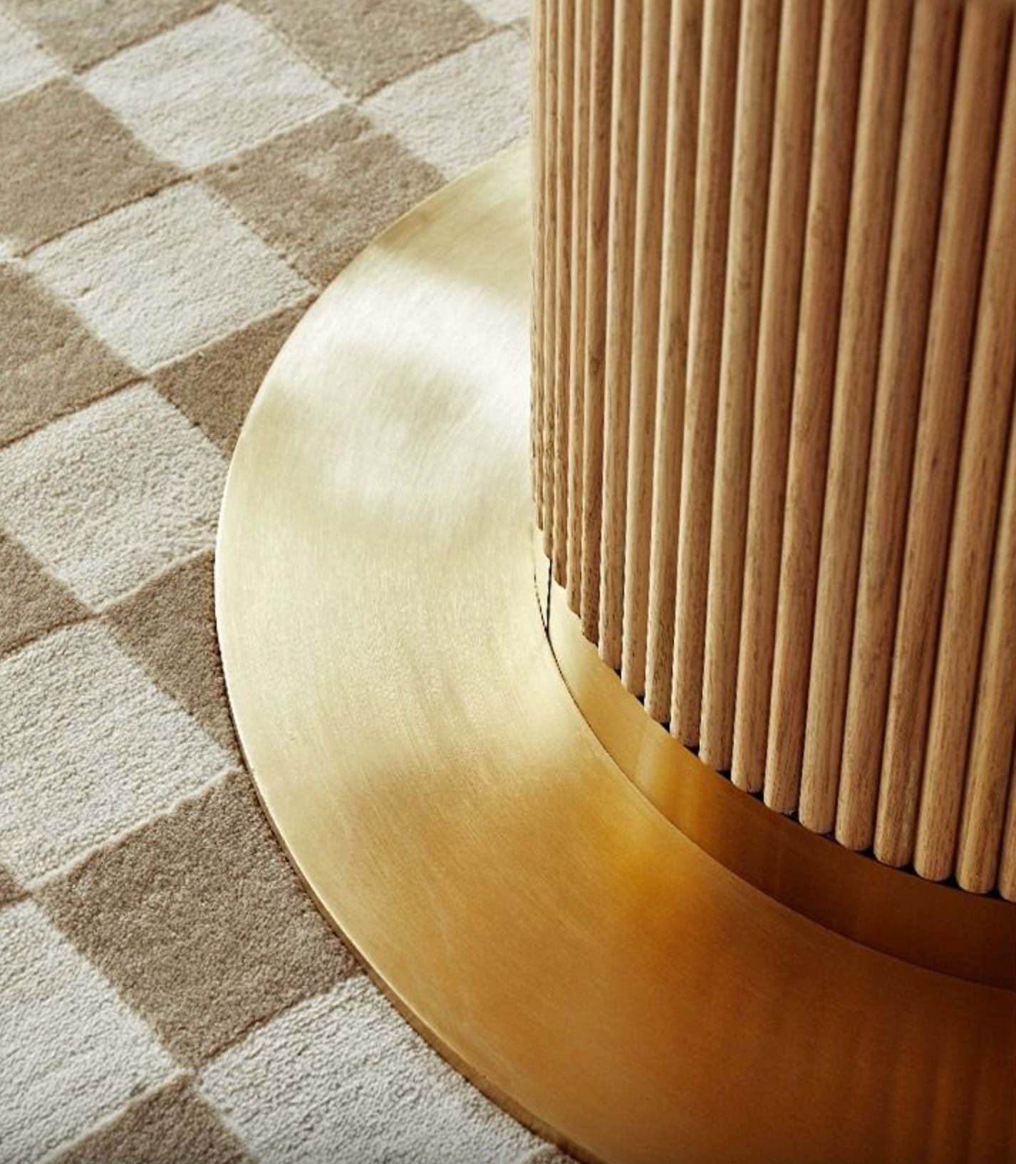 Bek Round Dining Table, White｜ DC Concept