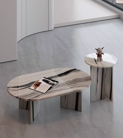 Goliah Coffee Table Set, Marble