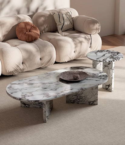 Goliah Coffee Table Set, Marble