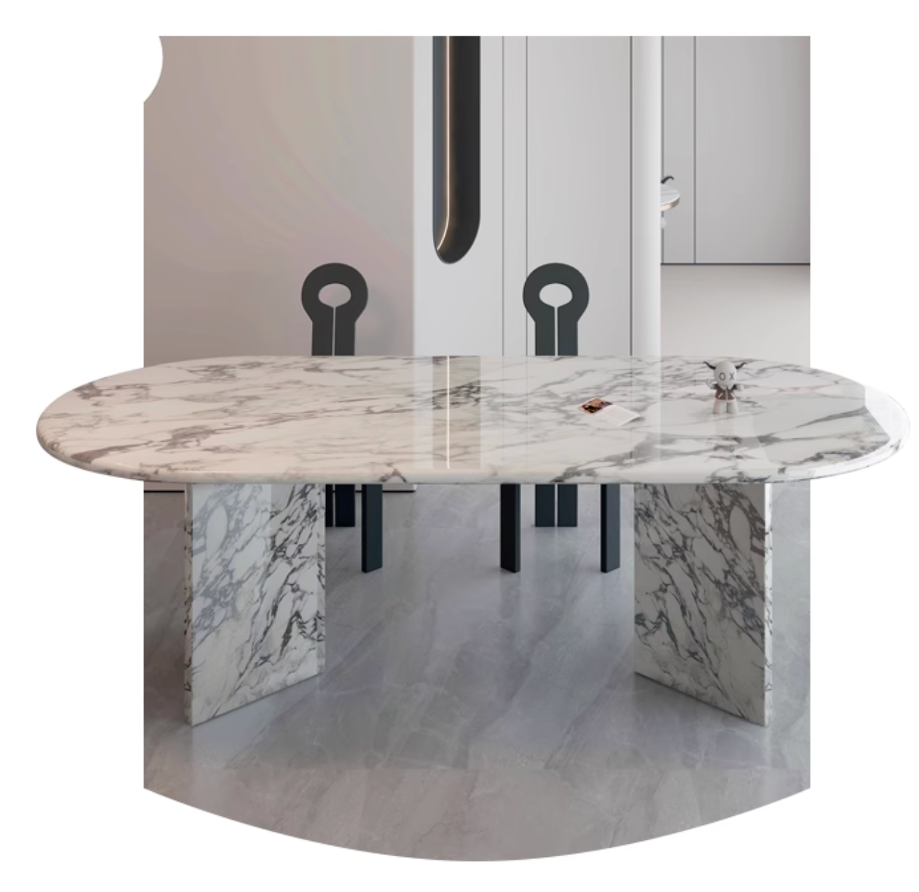 Gillian Dining Table, Marble