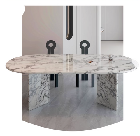 Gillian Dining Table, Marble