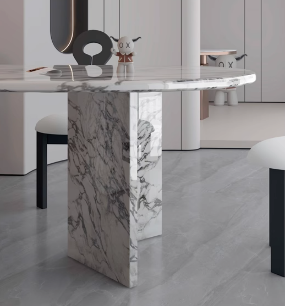 Gillian Dining Table, Marble