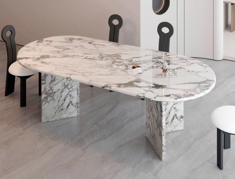 Gillian Dining Table, Marble