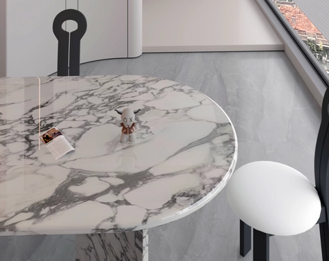 Gillian Dining Table, Marble