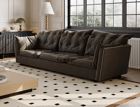 Sorrento Sofa - Chair, Black
