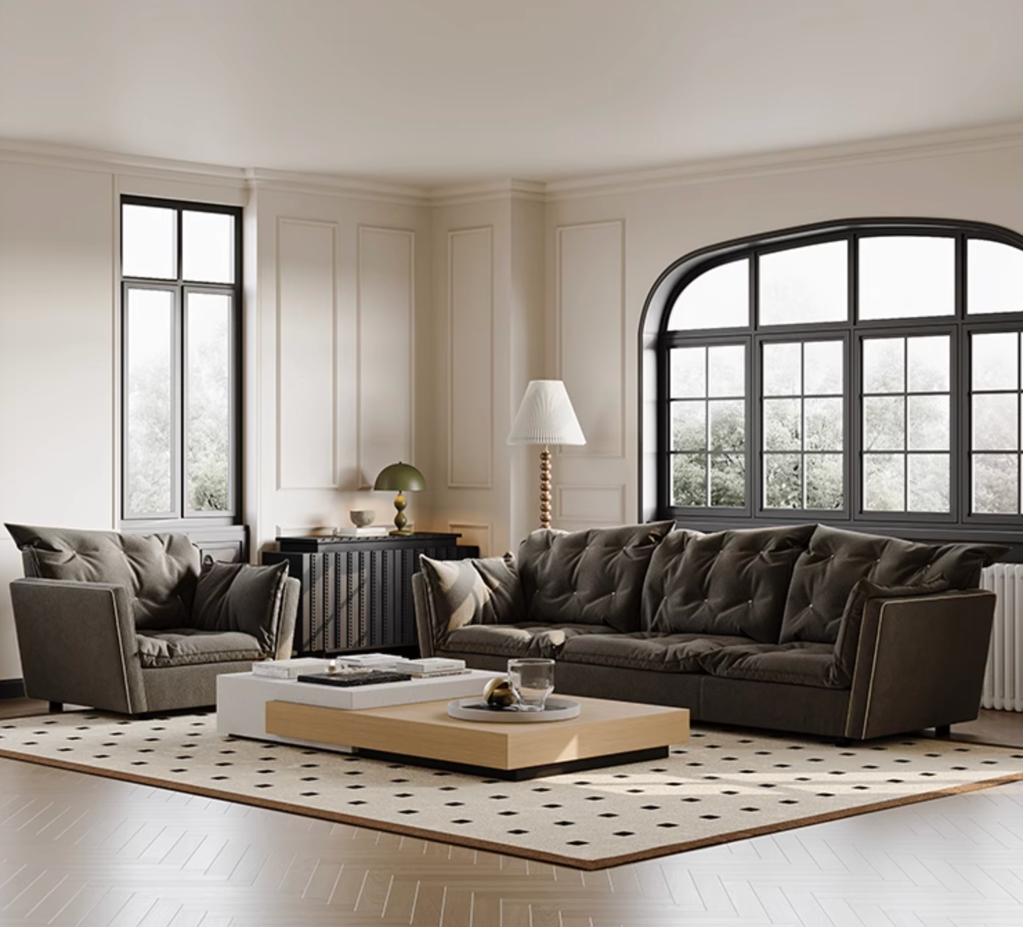 Sorrento Armchair, Black
