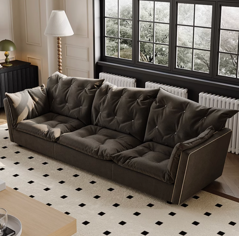 Sorrento Sofa - Chair, Black