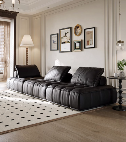 Lani Modular Seater Sofa, Single Seater, Black