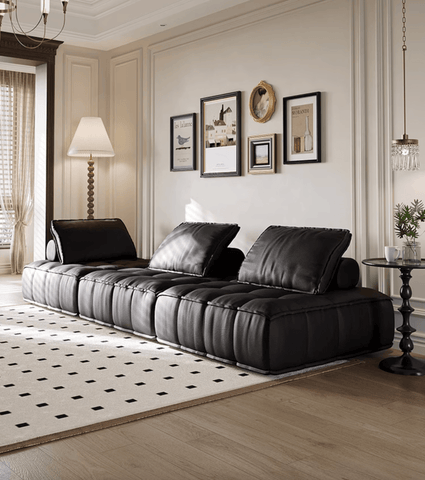 Lani Modular Seater Sofa, Single Seater, Black