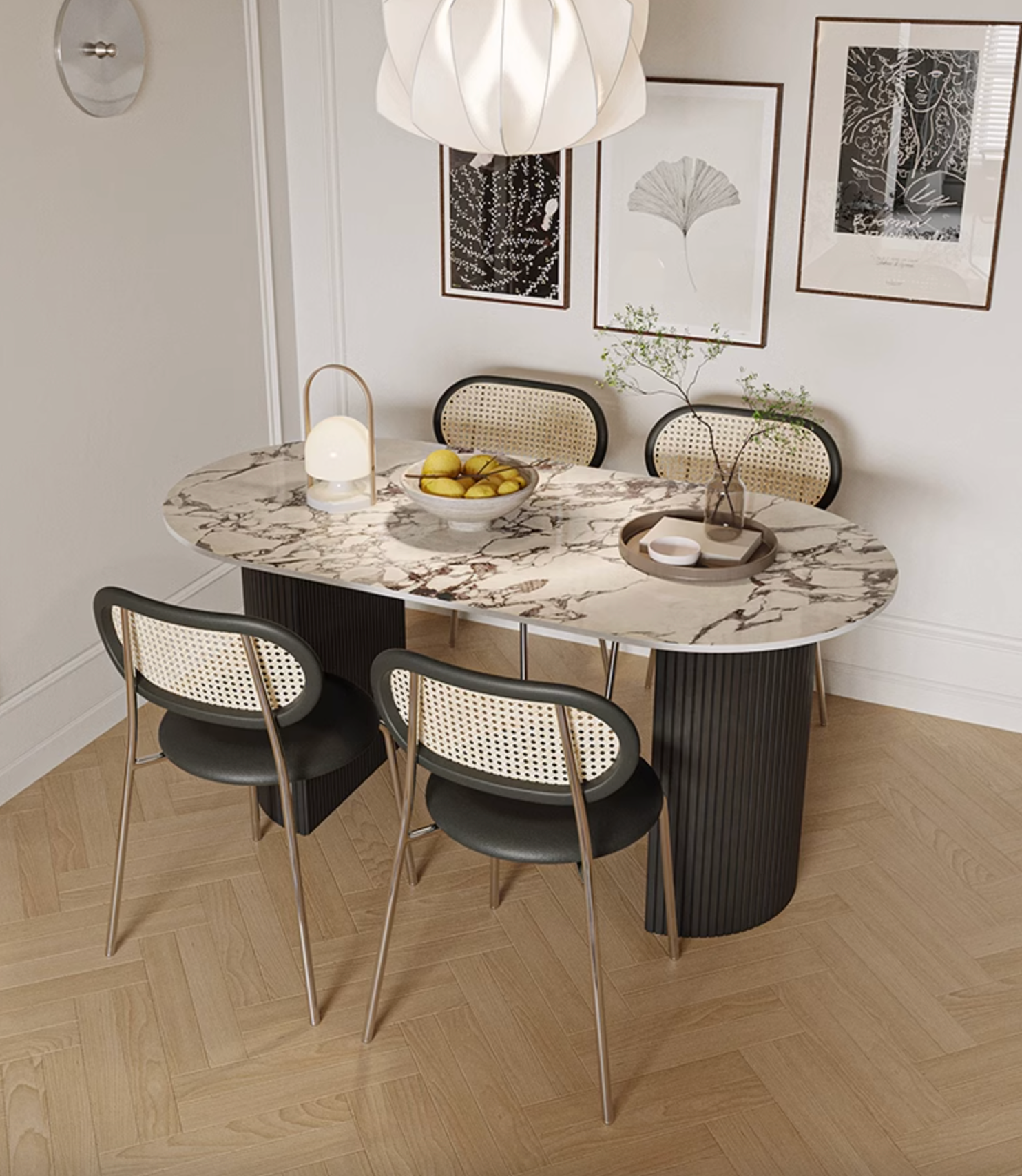Esther Dining Table, Sintered Stone/Marble