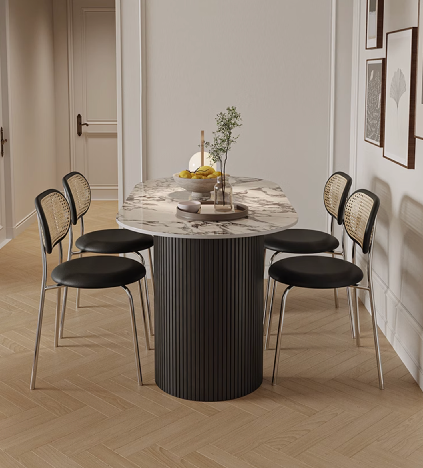 Esther Dining Table, Sintered Stone/Marble