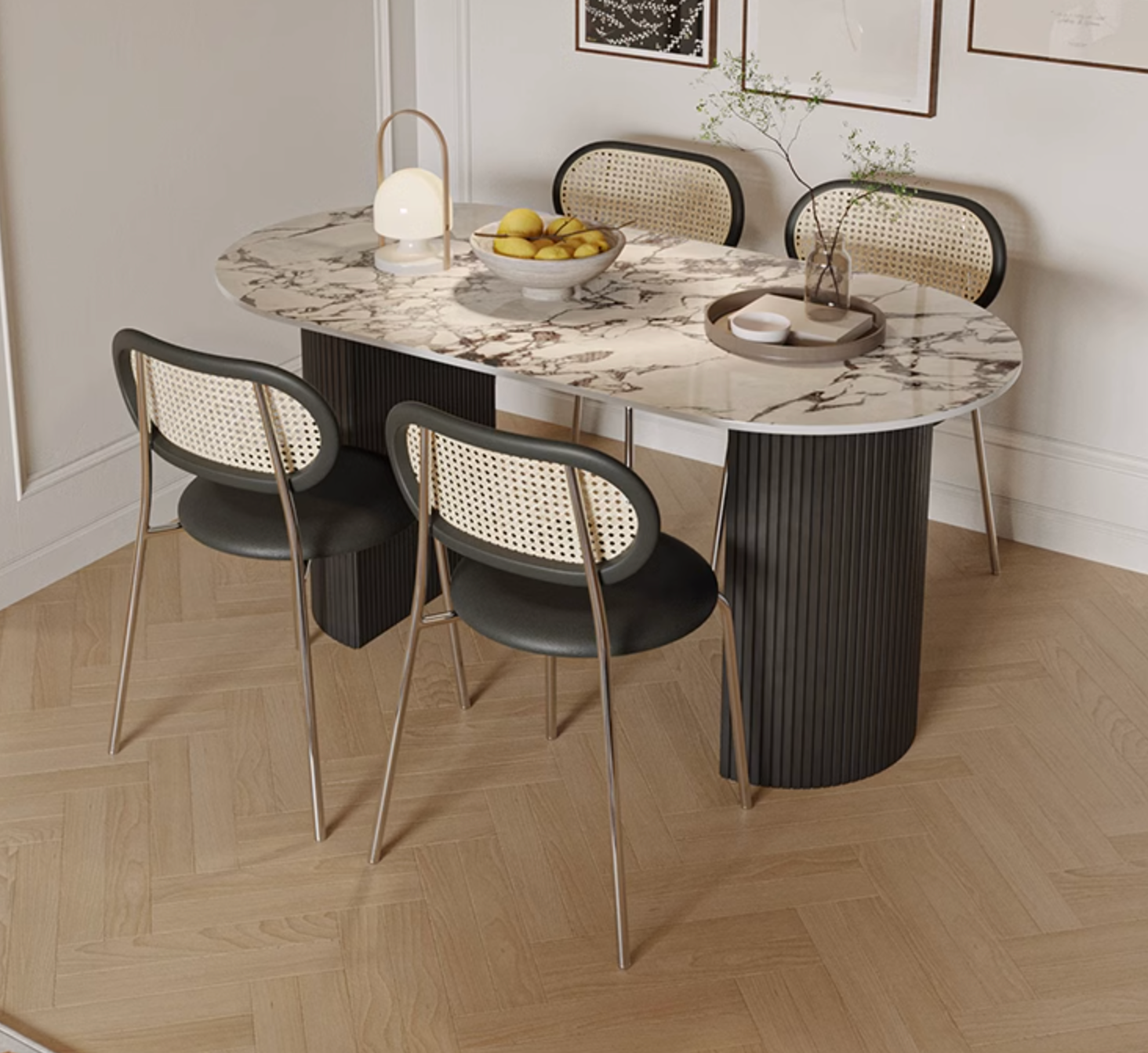 Esther Dining Table, Sintered Stone/Marble
